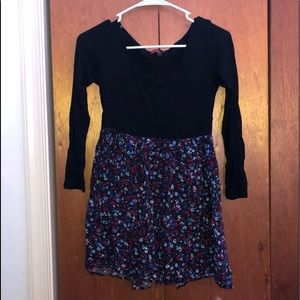 short floral dress.